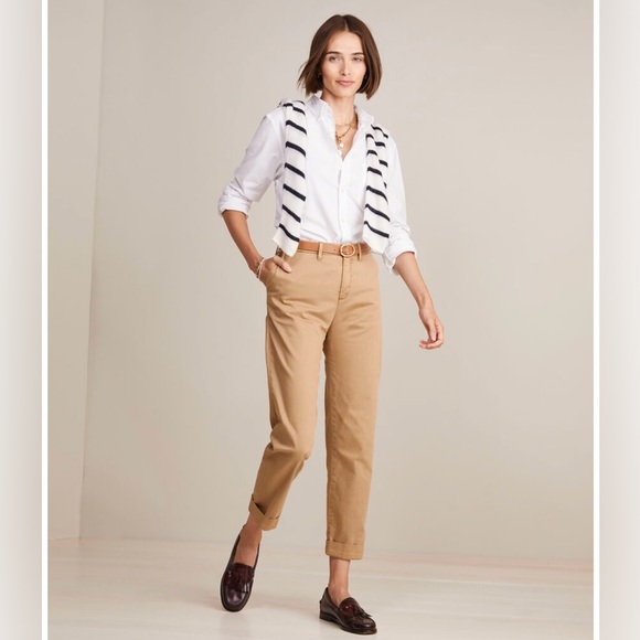 Calvin Klein women’s size‎ 6 skinny cuff, bottom ankle pants, khaki color - Picture 1 of 9